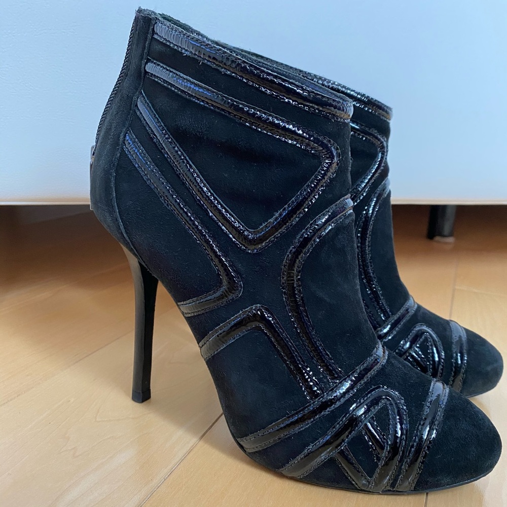 Tory Burch Black Heeled Booties